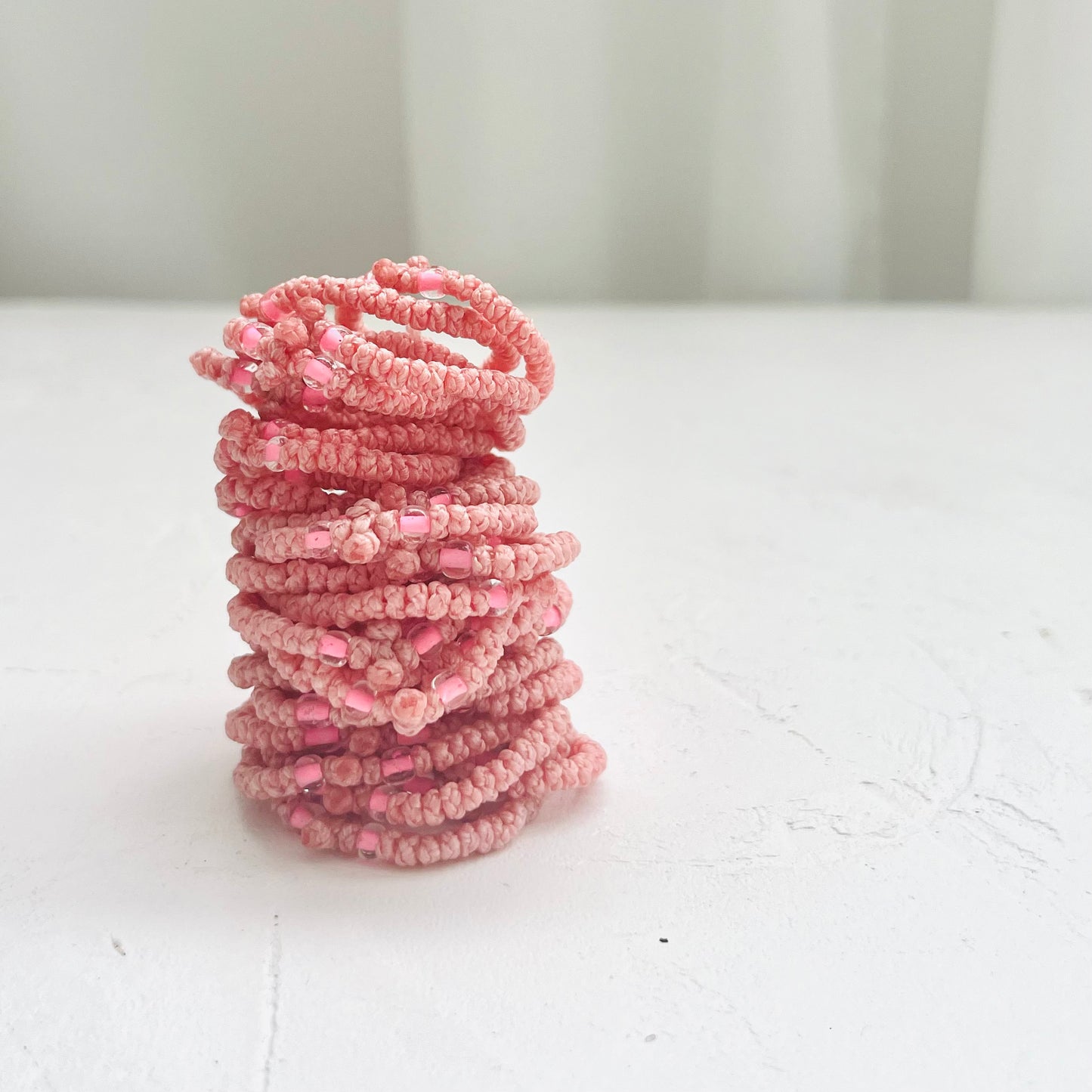 Komboskini Orthodox Prayer Rope Bracelet for Children – Light Pink