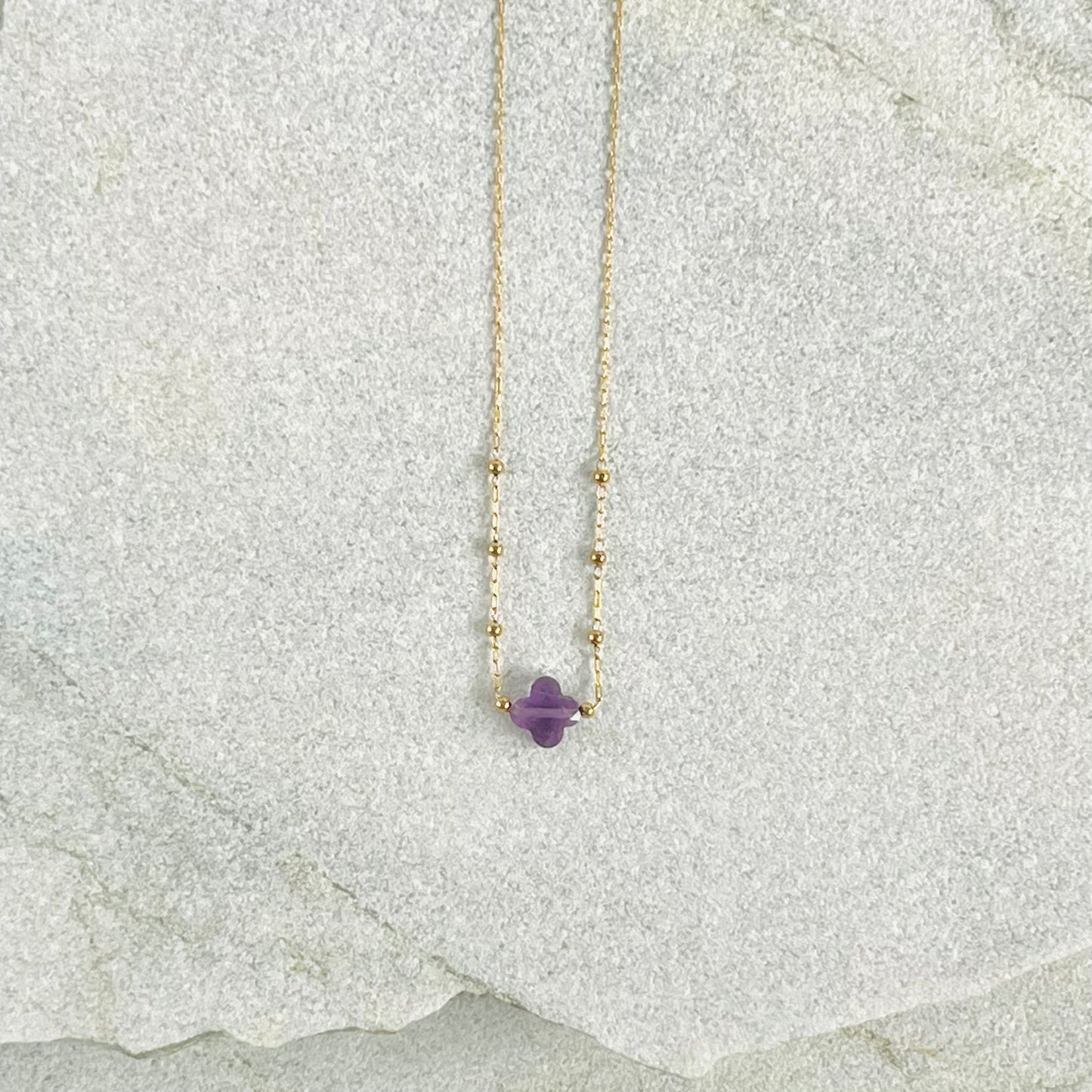 Zag Bijoux Velasquez Necklace - Amethyst
