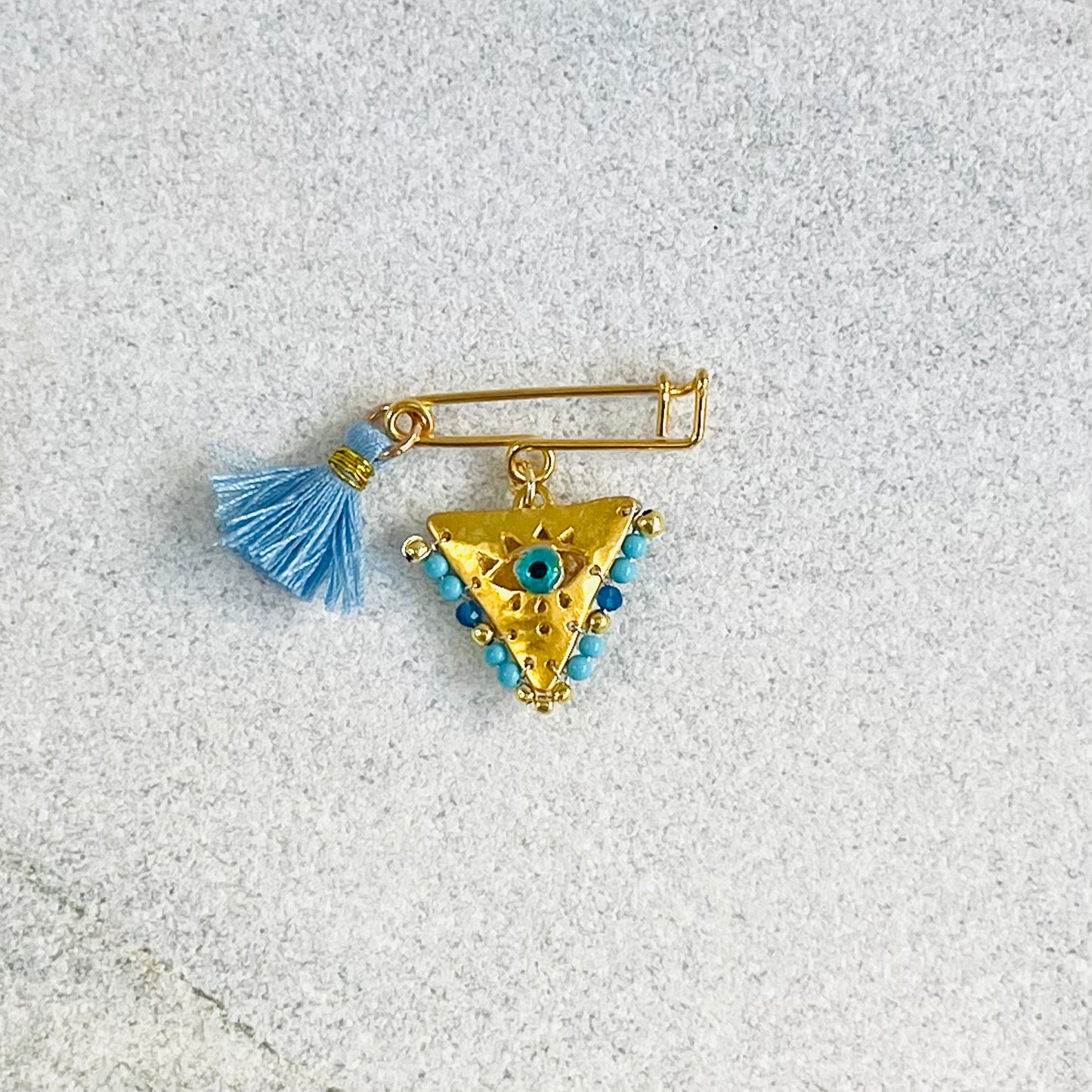 Amulet Filaxto - Gold / Blue