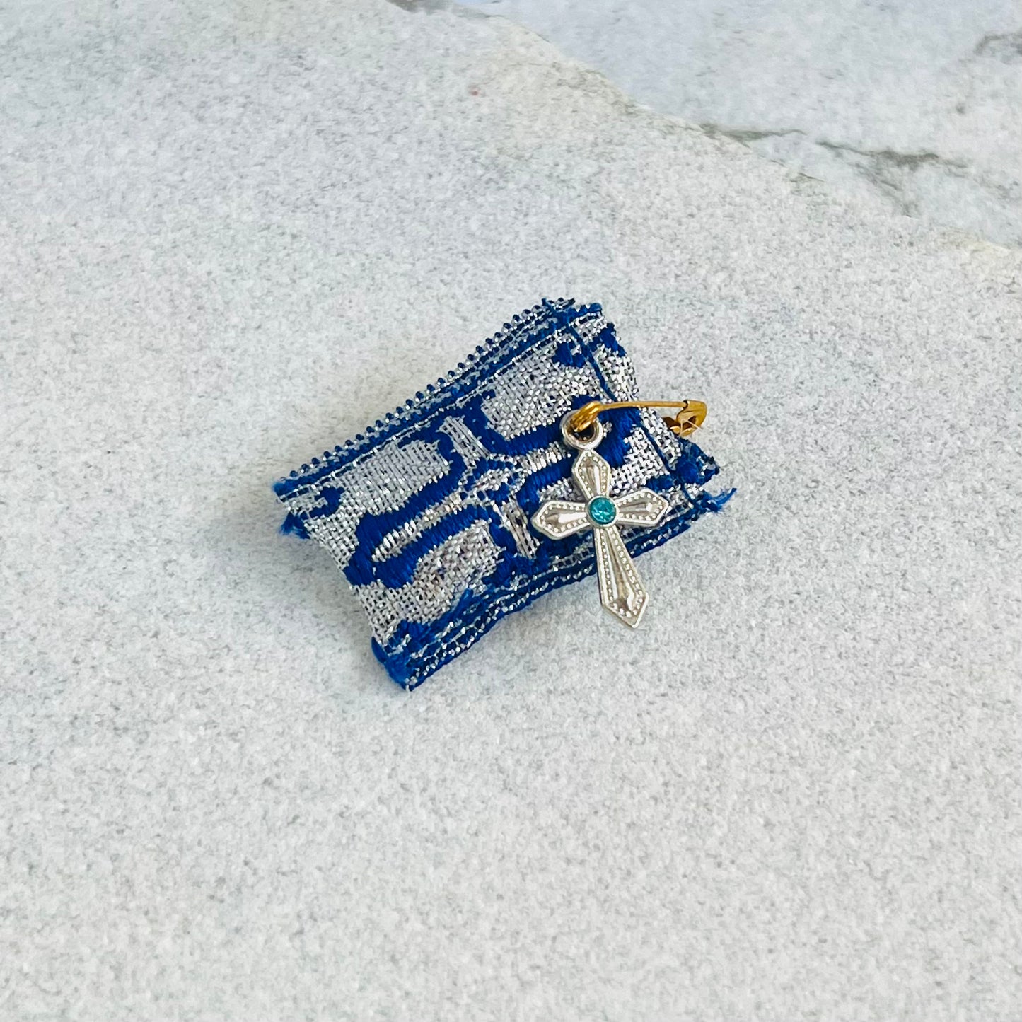 Amulet Fabric Filaxto - Silver / Blue