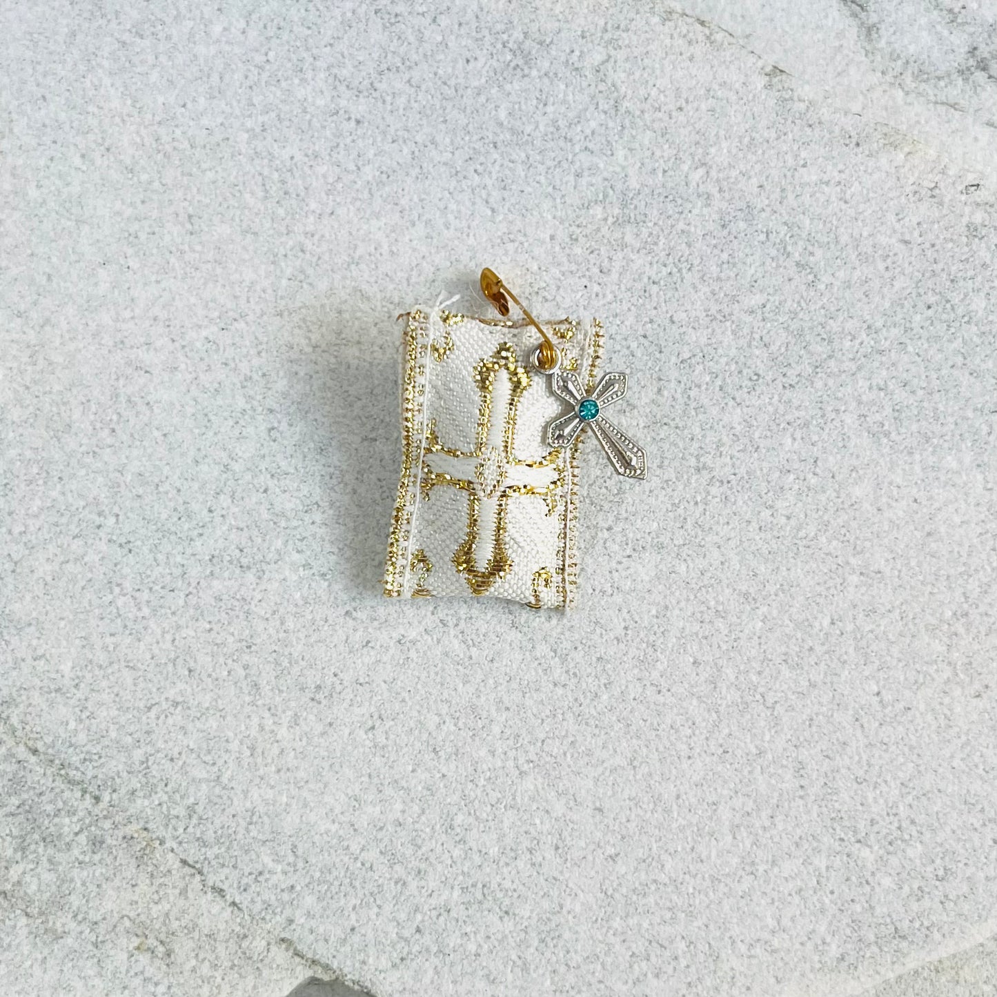 Amulet Fabric Filaxto - White / Gold