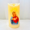 The Virgin Mary Sacred Heart LED candle