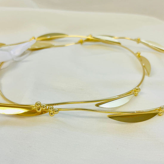 Elia Stefana Wedding Crown - Gold