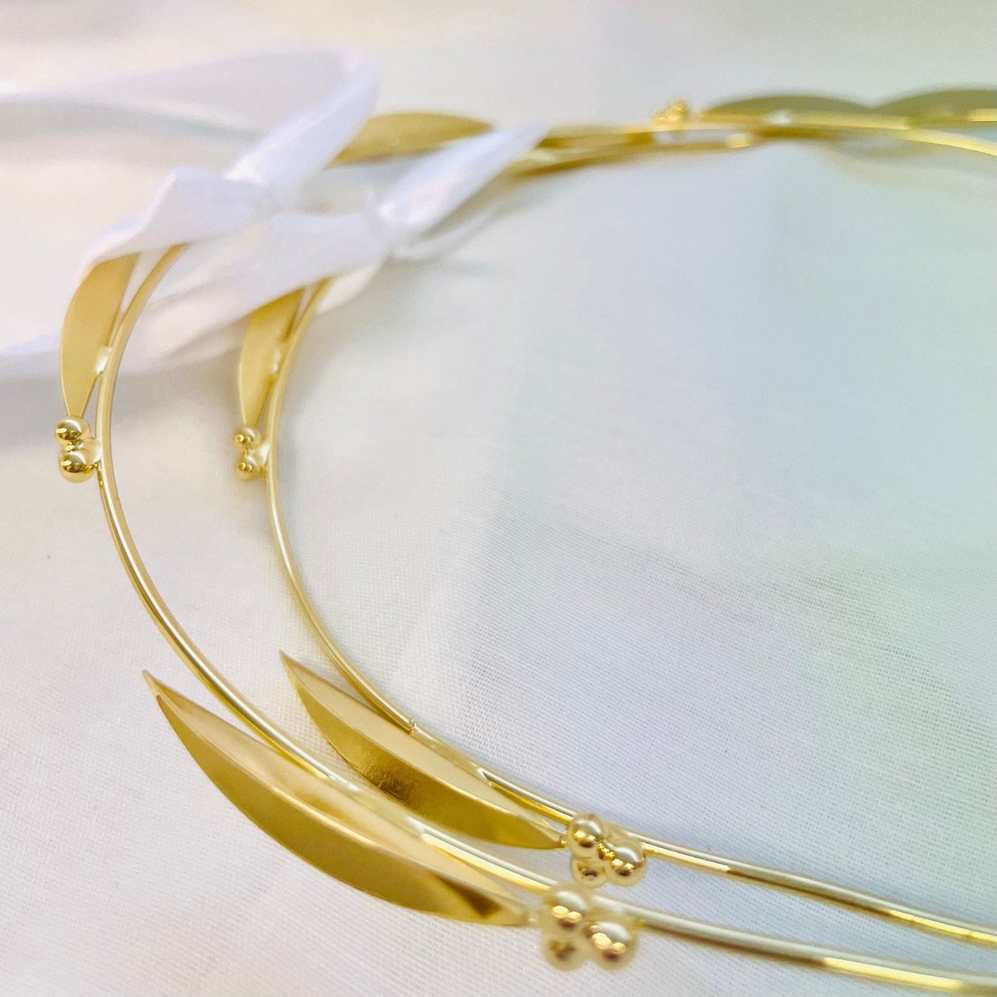Elia Stefana Wedding Crown - Gold