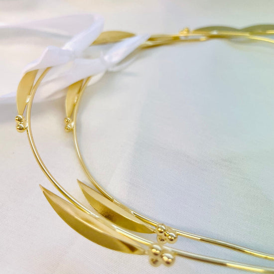 Elia Stefana Wedding Crown - Gold