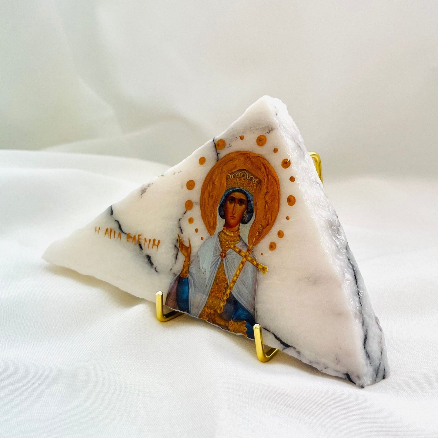 Agia Eleni / Saint Eleni Orthodox Icon - New York Marble