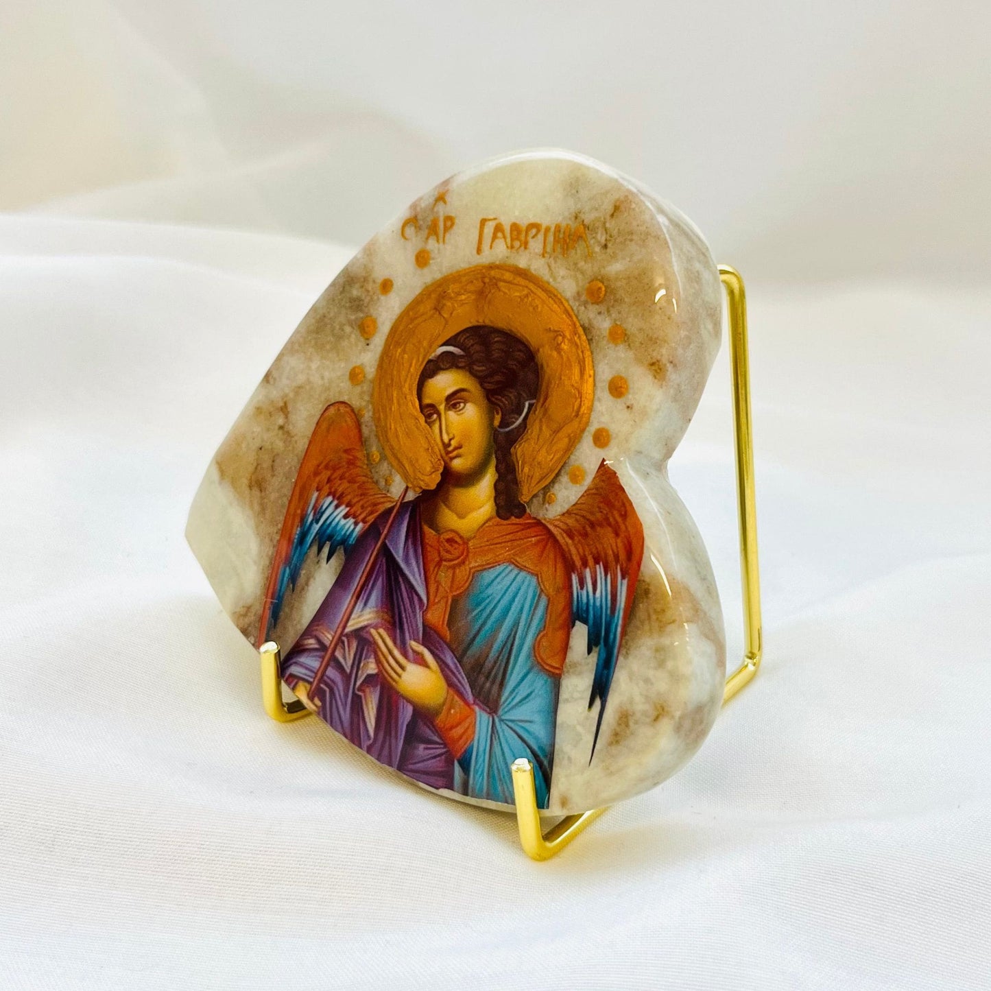 Archangel Gabriel Orthodox Icon - Onyx