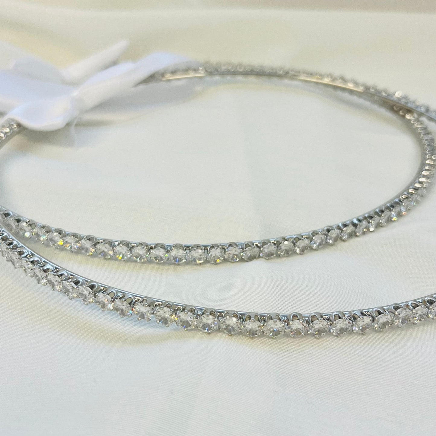 Gaia Stefana Wedding Crown - Crystal
