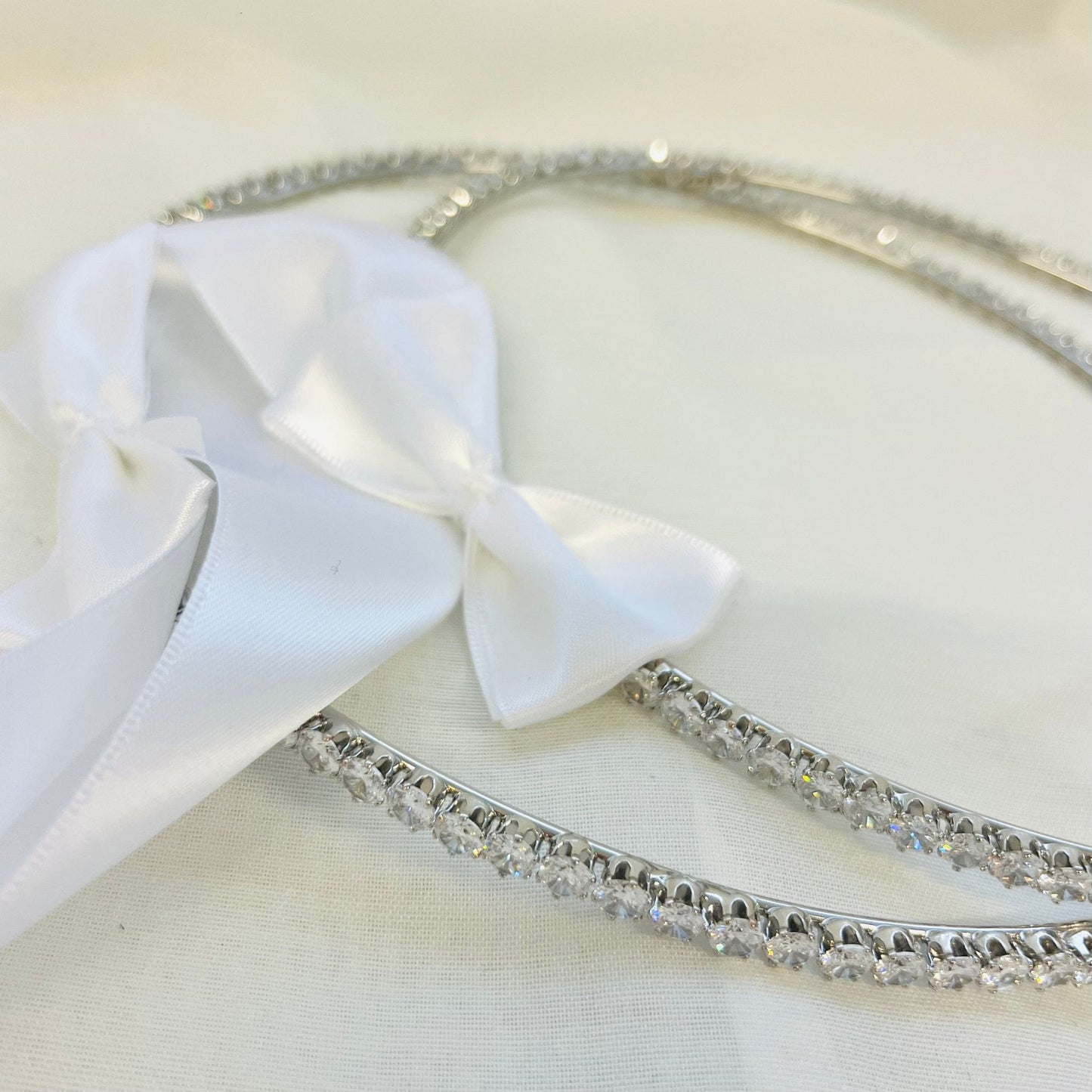 Gaia Stefana Wedding Crown - Crystal
