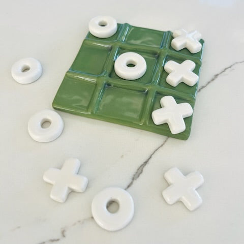 Handmade Ceramic Tic Tac Toe Set