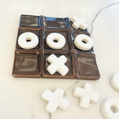 Handmade Ceramic Tic Tac Toe Set