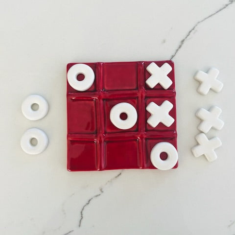 Handmade Ceramic Tic Tac Toe Set