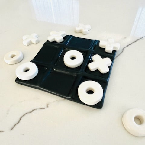 Handmade Ceramic Tic Tac Toe Set