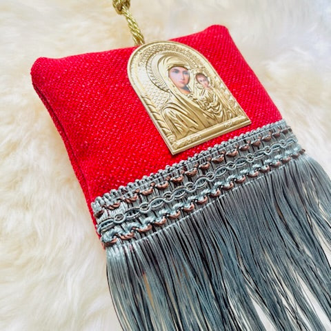 Filaxto Pillow - Panayia and Christos / The Virgin Mary and Jesus