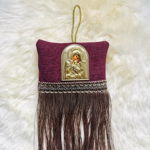 Filaxto Pillow - Panayia and Christos / The Virgin Mary and Jesus