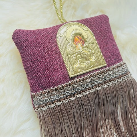 Filaxto Pillow - Panayia and Christos / The Virgin Mary and Jesus