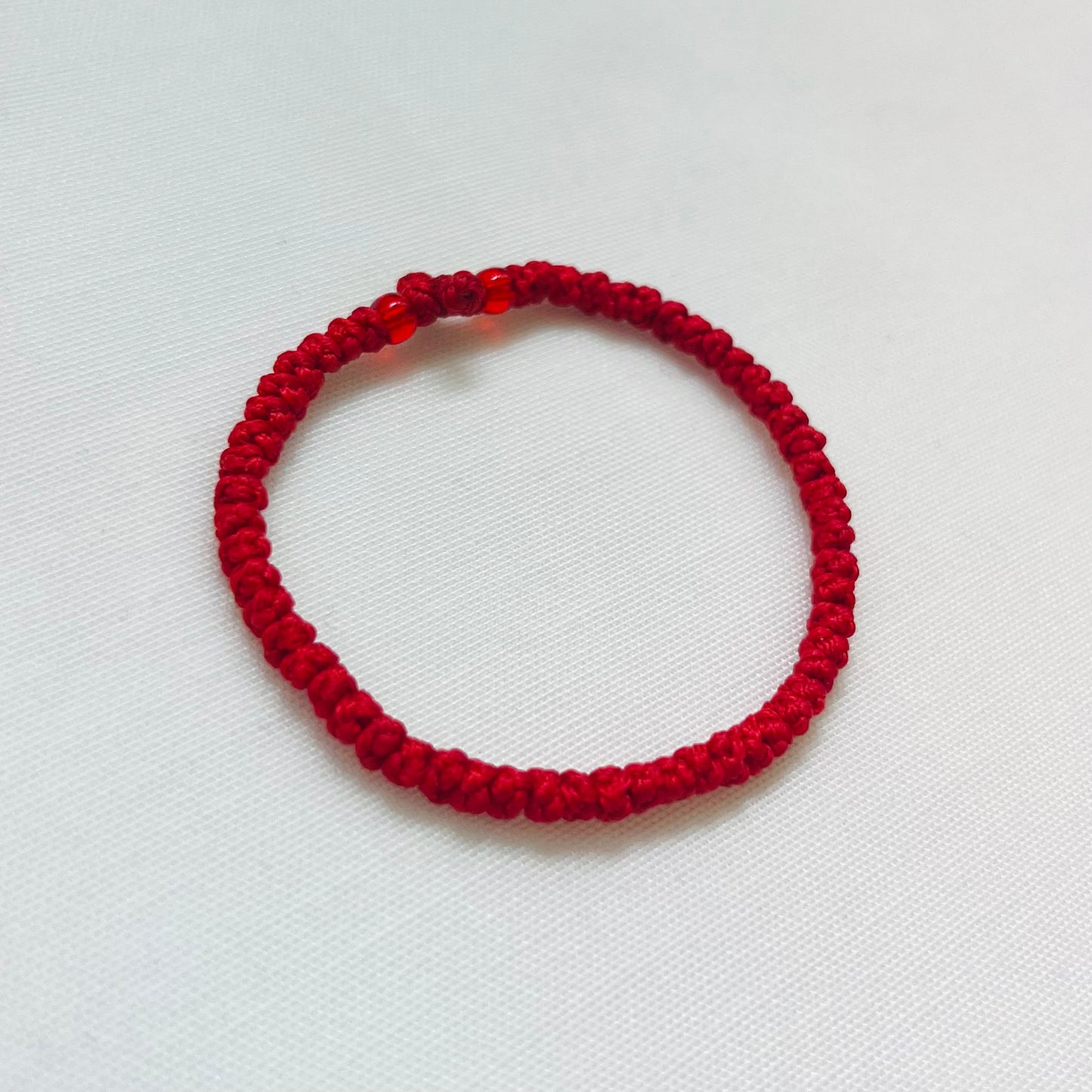 Komboskini Orthodox Prayer Rope Bracelet for Adult – Red