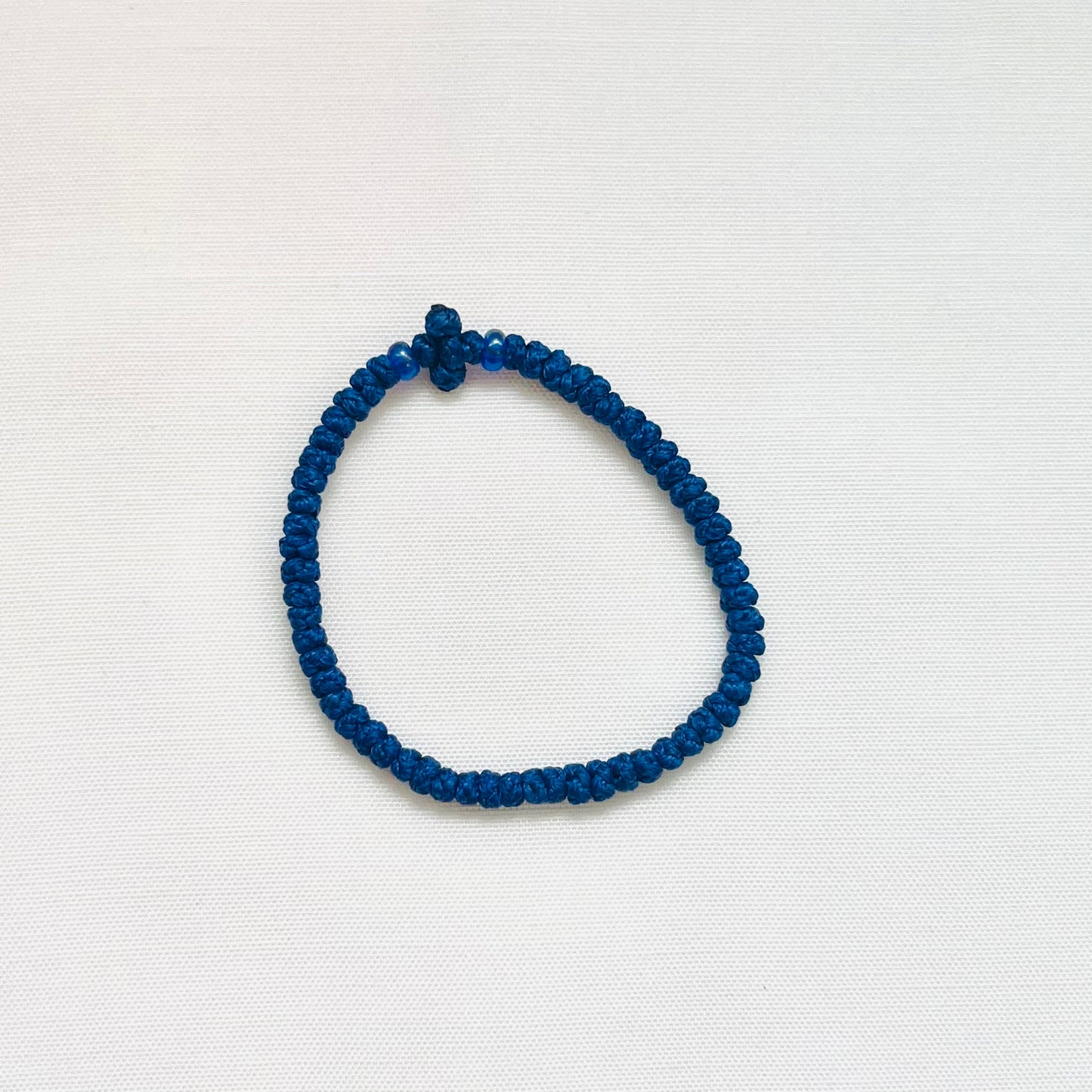 Komboskini Orthodox Prayer Rope Bracelet for Adult – Dark Blue