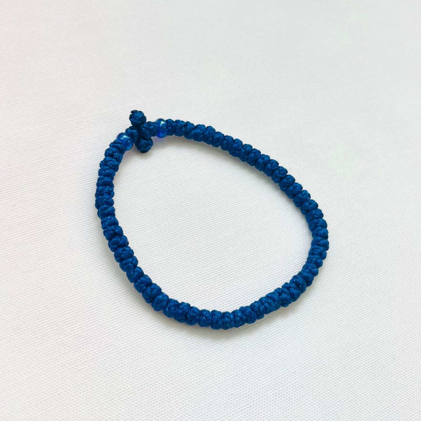 Komboskini Orthodox Prayer Rope Bracelet for Adult – Dark Blue