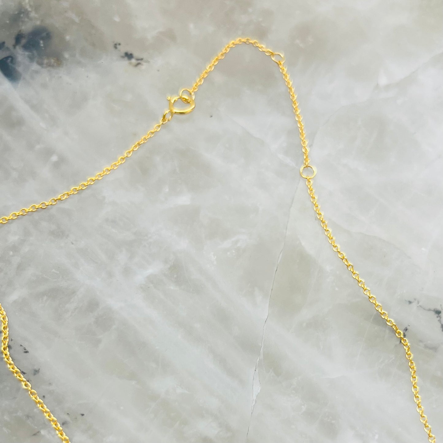 Opal cross necklace