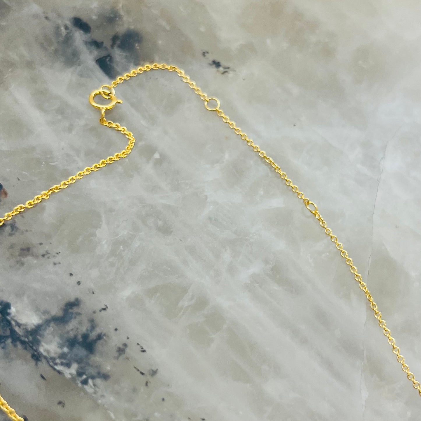 Opal cross necklace