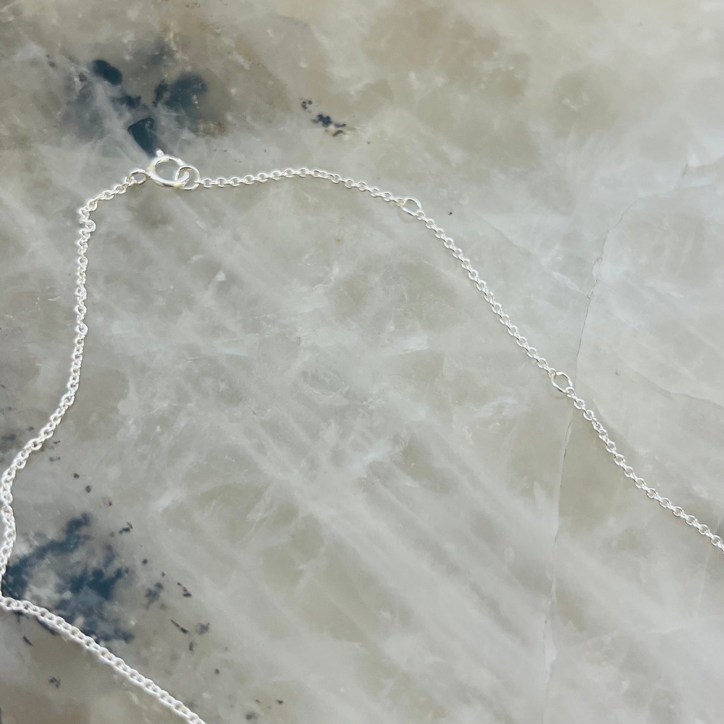 Opal cross necklace