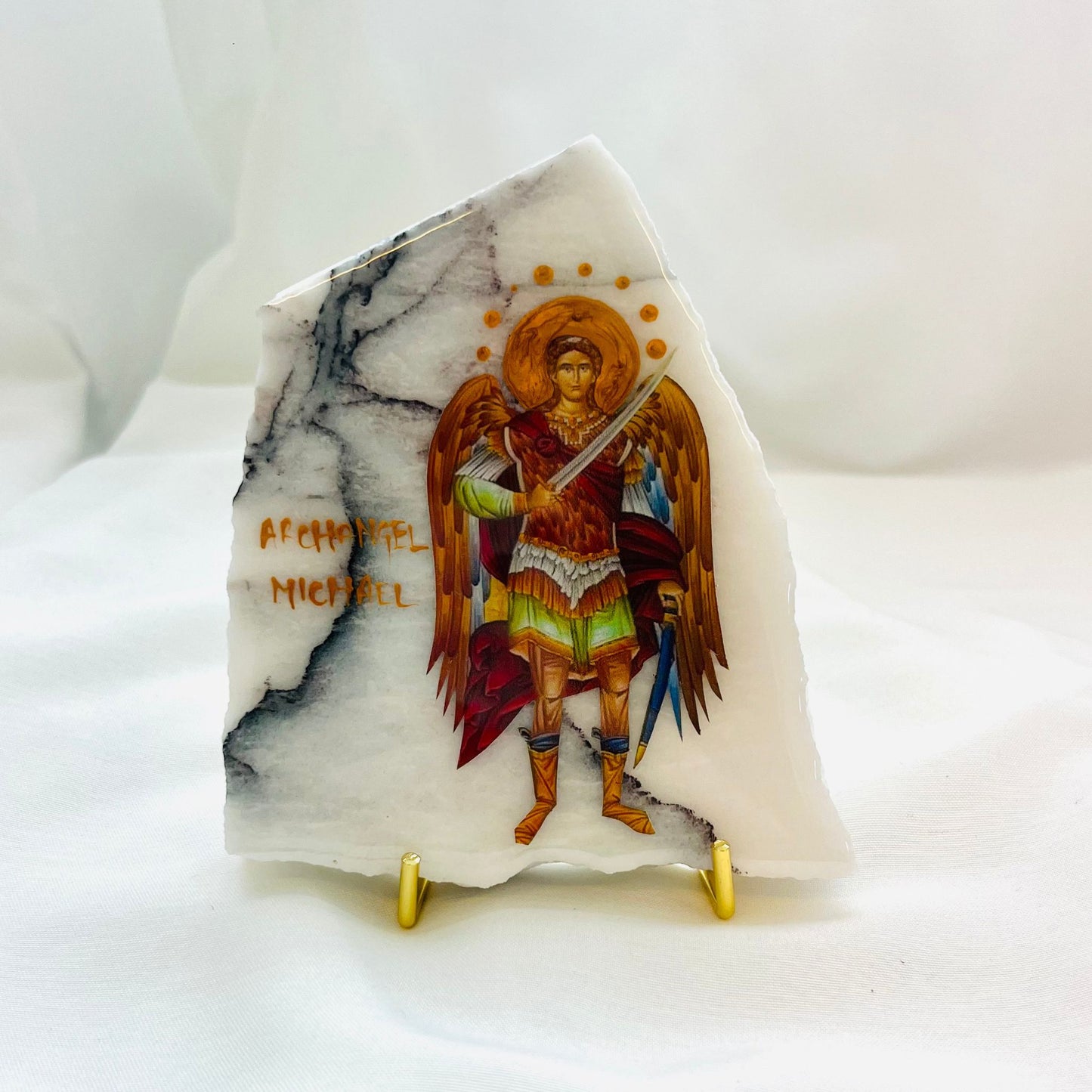 Archangel Michael Orthodox Icon - New York Marble