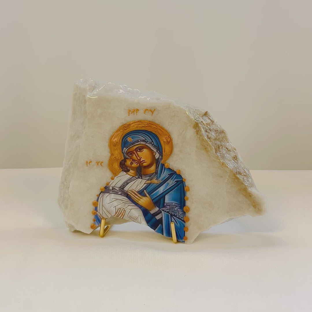 Load and play video in Gallery viewer, Panayia and Christos / Mary and Jesus
