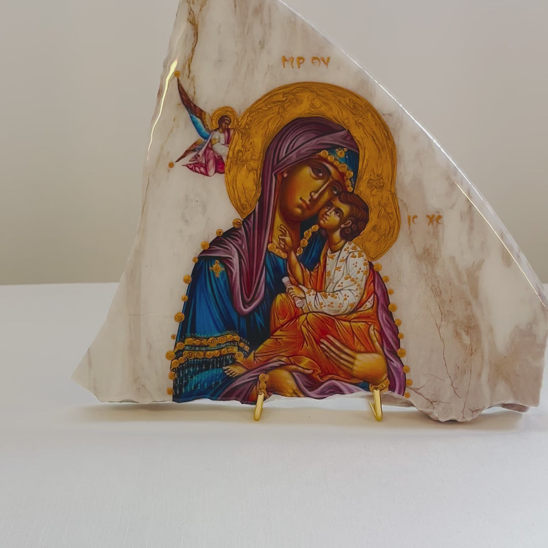 Load and play video in Gallery viewer, Panayia and Christos / Mary and Jesus
