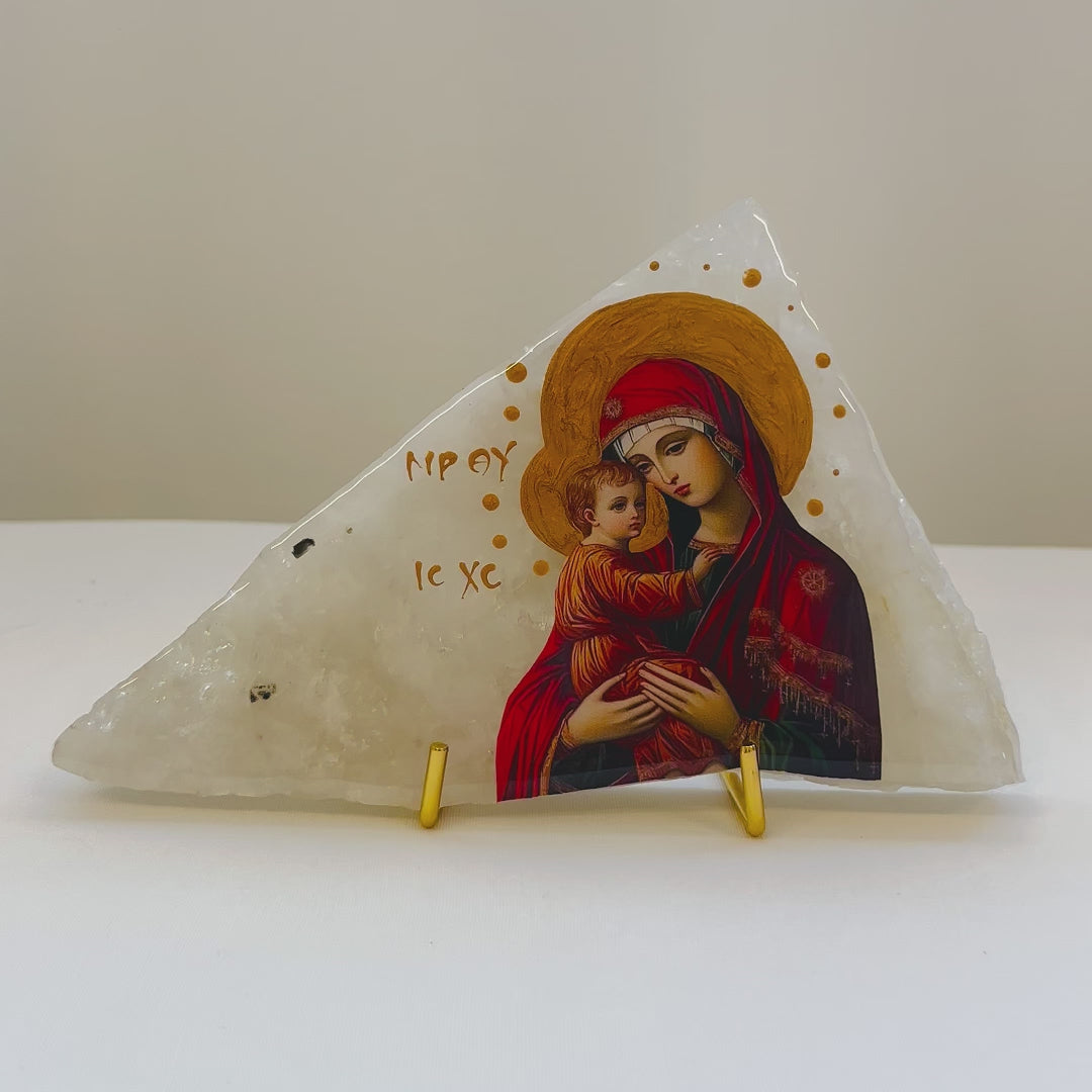 Load and play video in Gallery viewer, Panayia and Christos / Mary and Jesus
