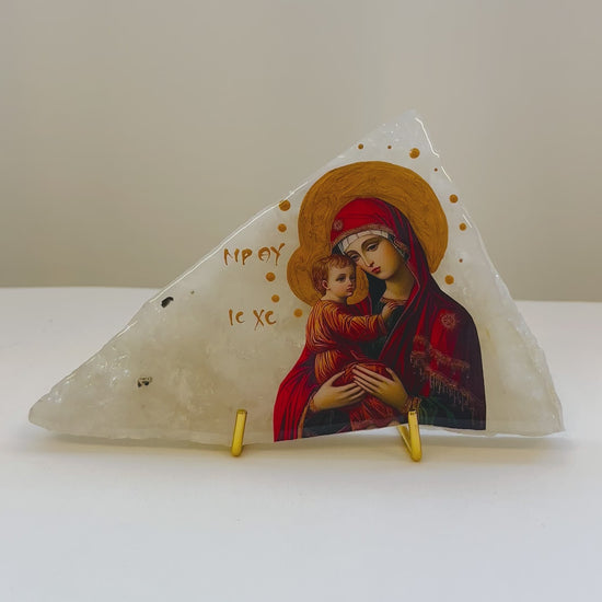 Load and play video in Gallery viewer, Panayia and Christos / Mary and Jesus
