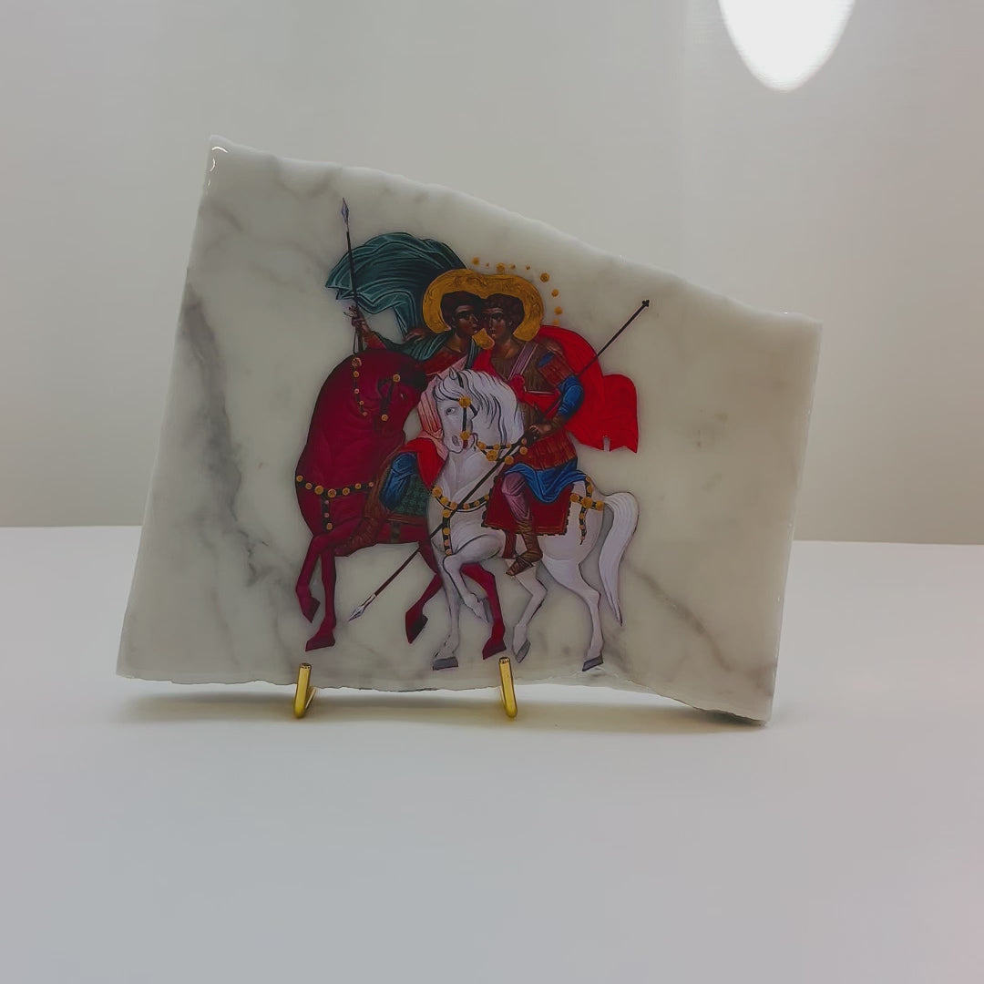 Load and play video in Gallery viewer, Saint Dimitrios And Saint George
