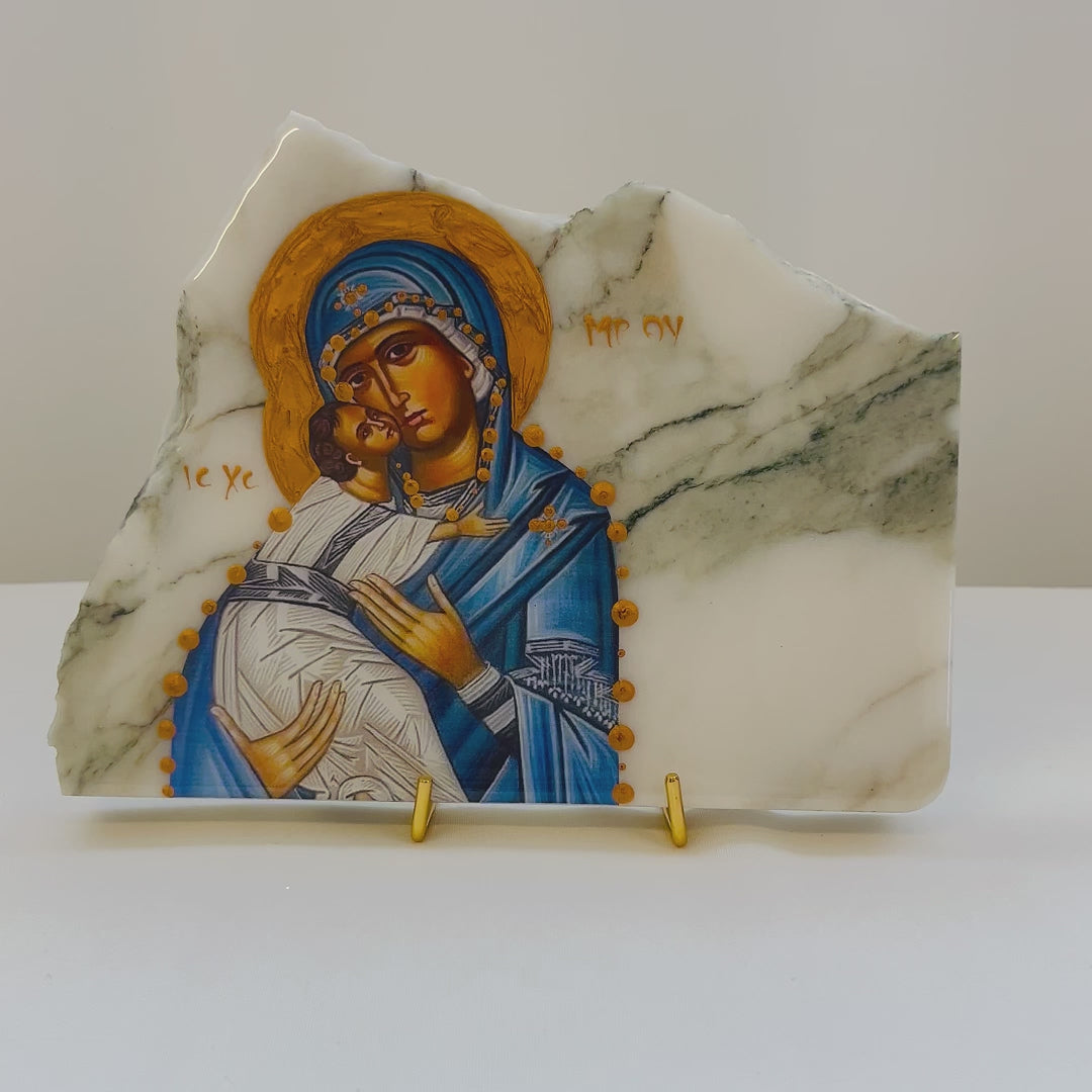 Load and play video in Gallery viewer, Panayia with Christos / Mary with Jesus
