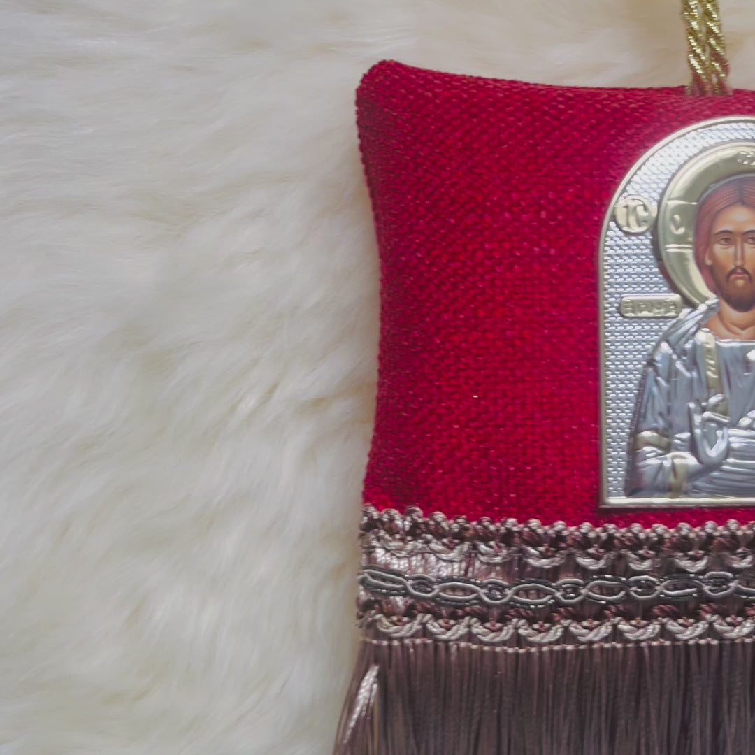 Load and play video in Gallery viewer, Filaxto Pillow -  Christos / Jesus
