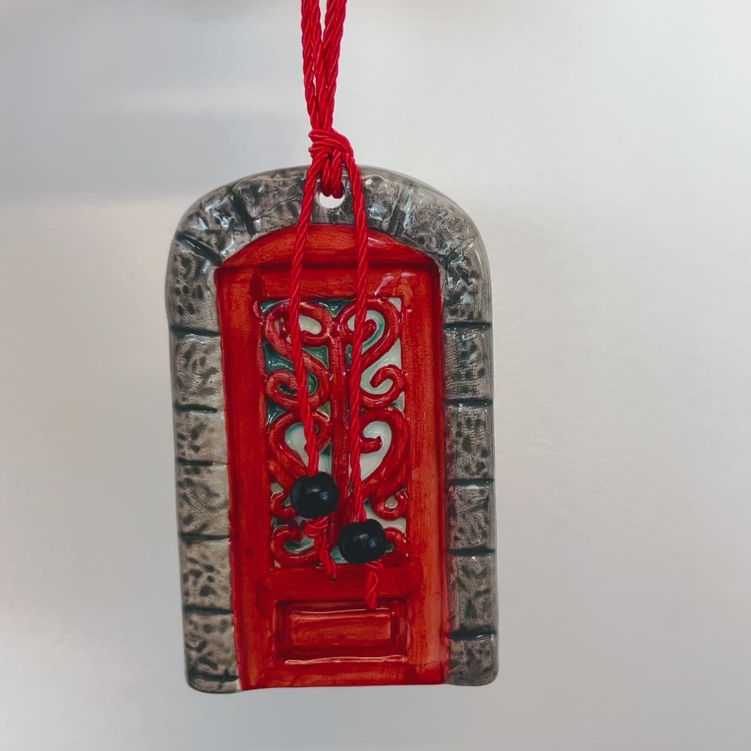 Load and play video in Gallery viewer, Handmade Ceramic Door
