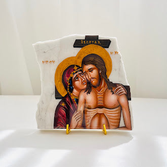 Panayia with Christos on Cross