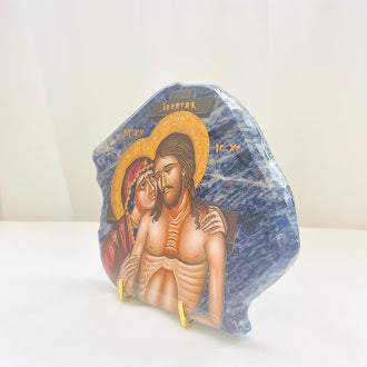 Mary and Jesus on Cross