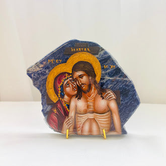 Mary and Jesus on Cross