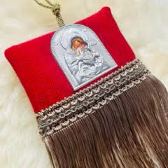 Filaxto Pillow - Panayia and Christos / The Virgin Mary and Jesus